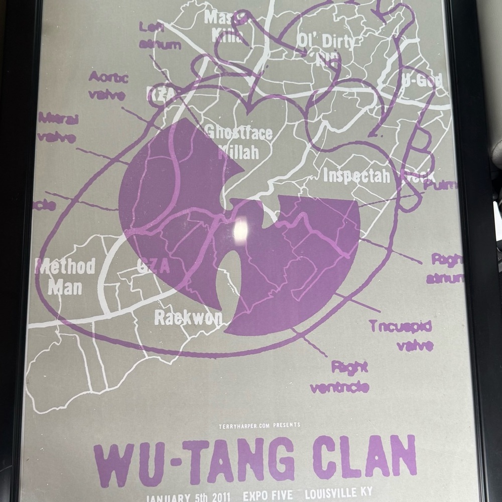Wu-Tang Clan Purple Art Print
